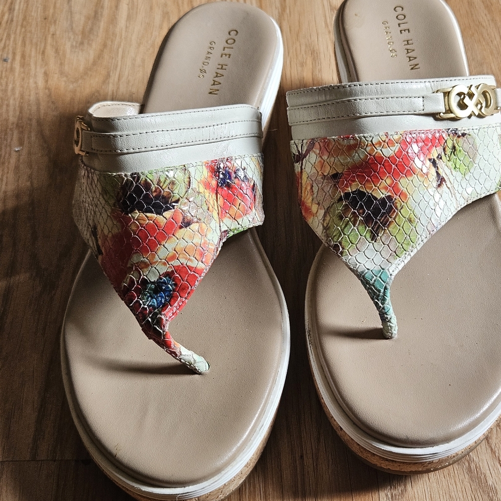 Cole Haan Women's Multicolor Floral Sandals